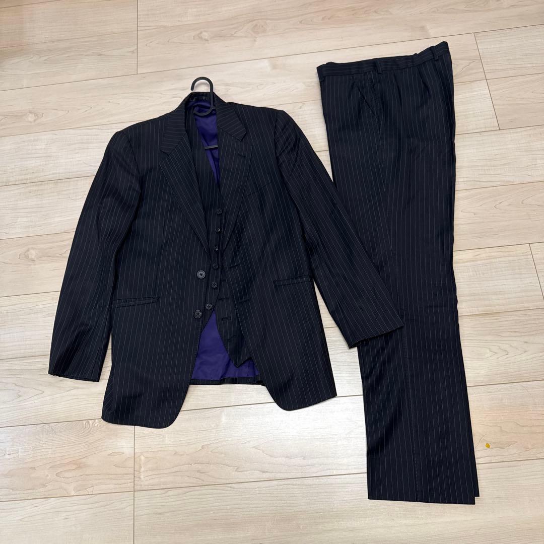 値段交渉可　ポールスミス　スリーピースXL 3ピーススーツのベスト、「誰でもお洒落に着られる」のはこんなカタチ