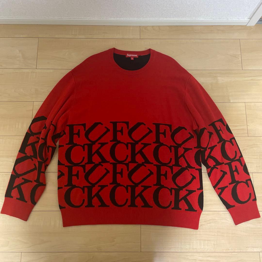 Supreme Fuck Sweater シュプリーム セーター ニット XL - トップス