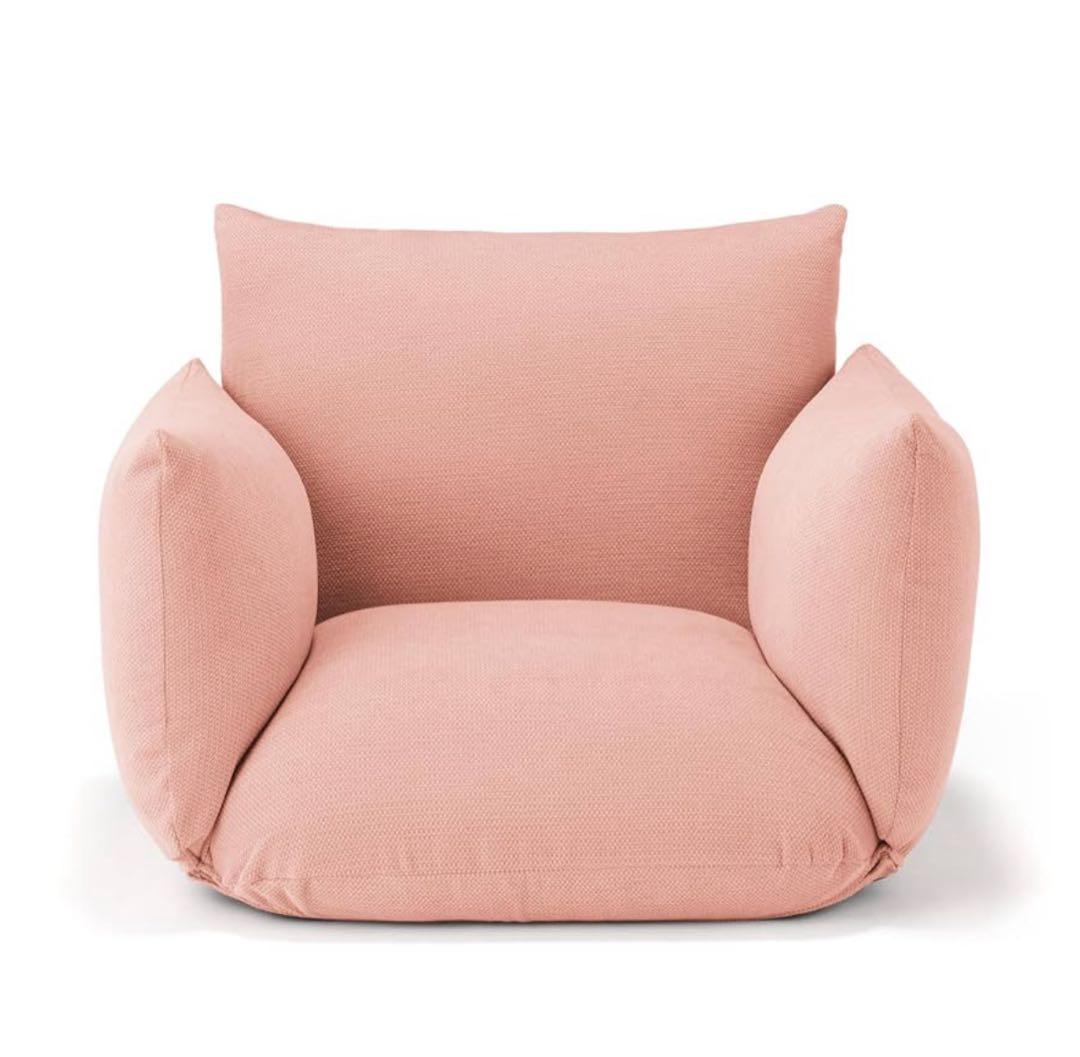 申年生まれ無印良品 リクライニングフロアソファ ピンク 幅88×奥行78× Amazon｜無印良品 リクライニングフロアソファ ピンク 幅88×奥行78×高