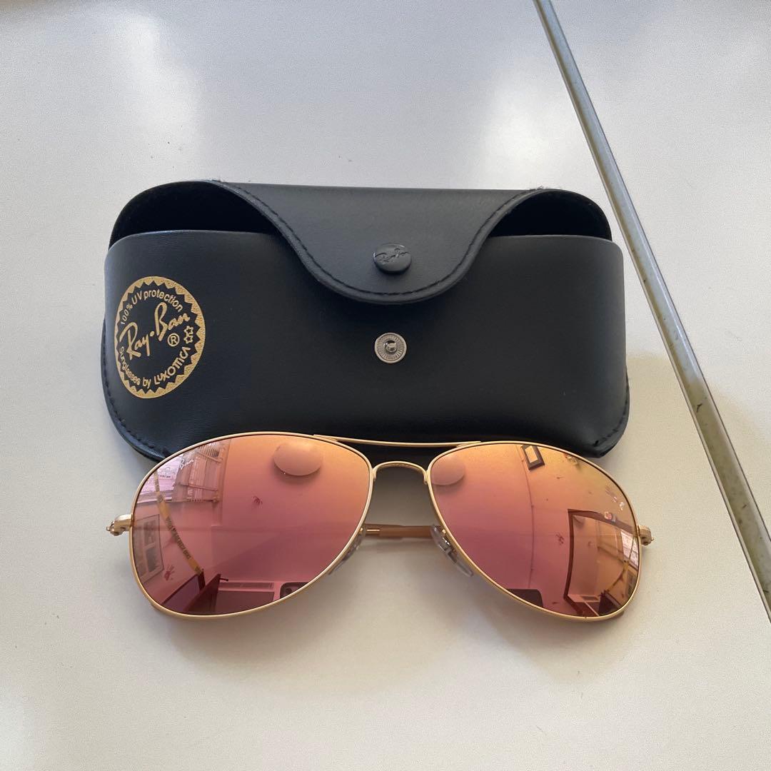 レイバン　サングラス　ミラーレンズ 関送込＊RayBan＊RV3025 AVIATOR ミラーレンズサングラス (Ray Ban