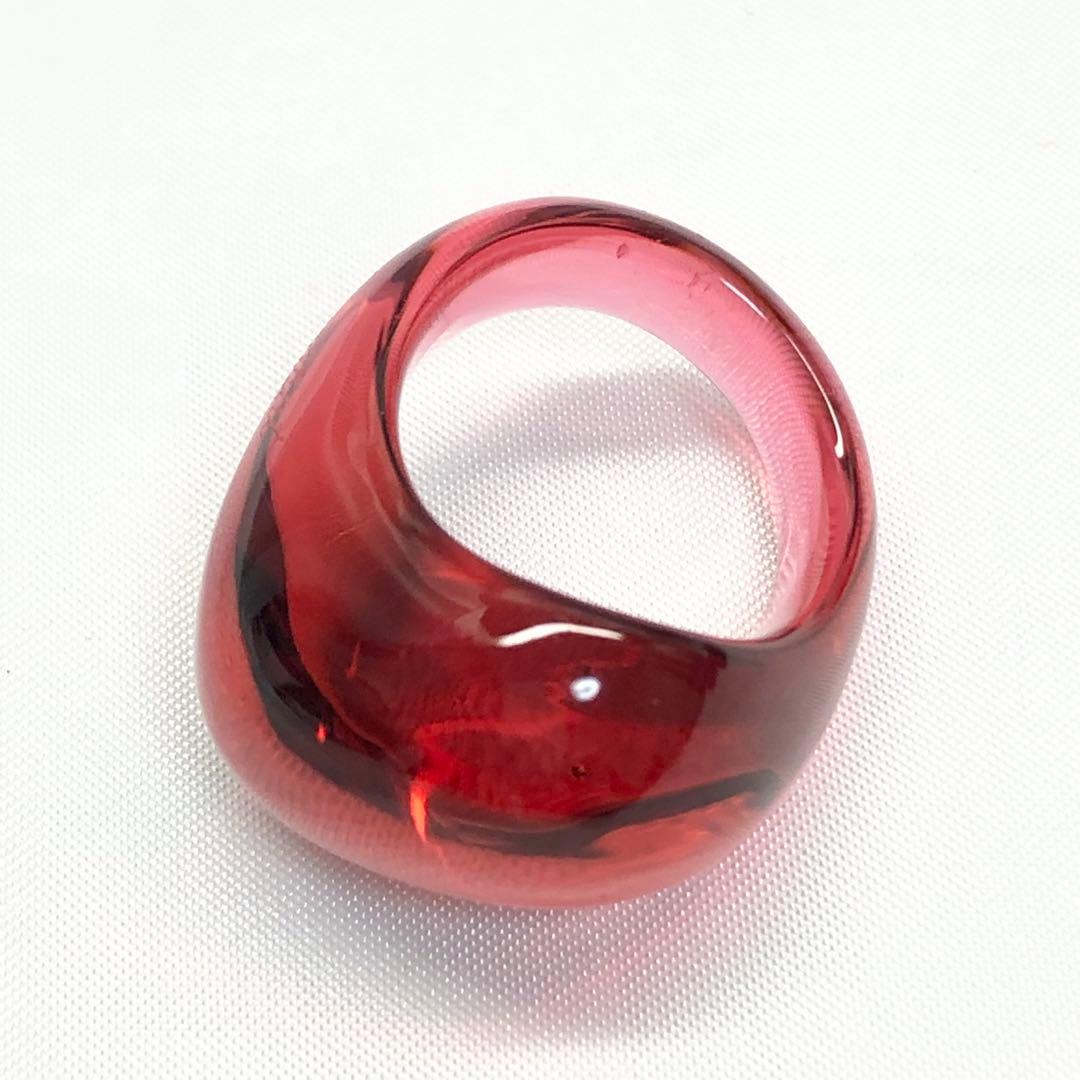 ボノボ様専用✨】 バカラ Baccarat リング 指輪 赤 レッド 11号 - メルカリ