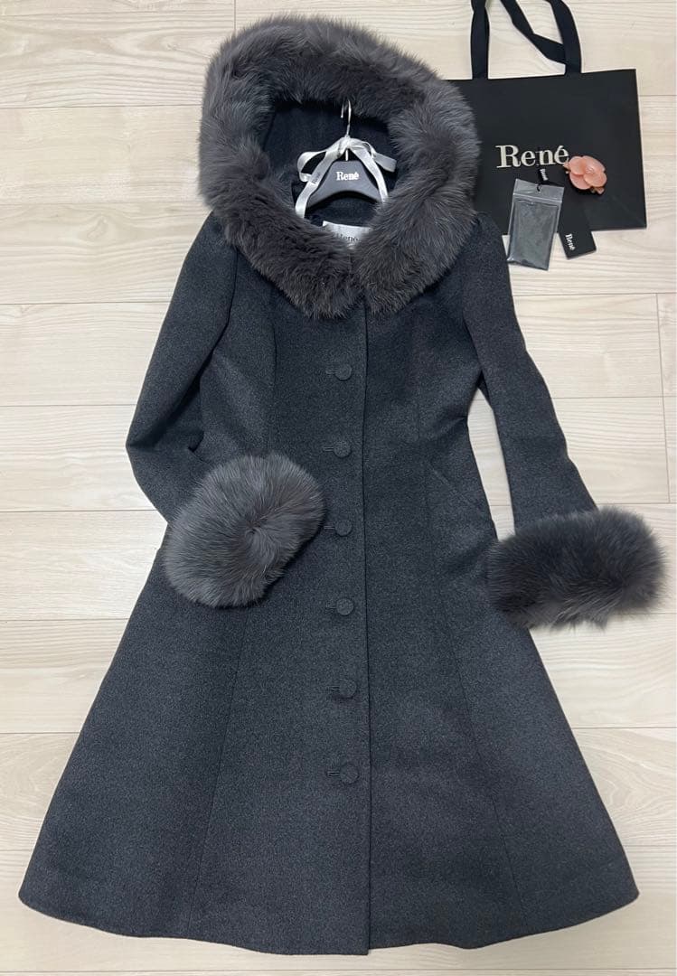 Rene☆ルネ☆完全受注☆プリンセスコート☆ロングコート - メルカリ