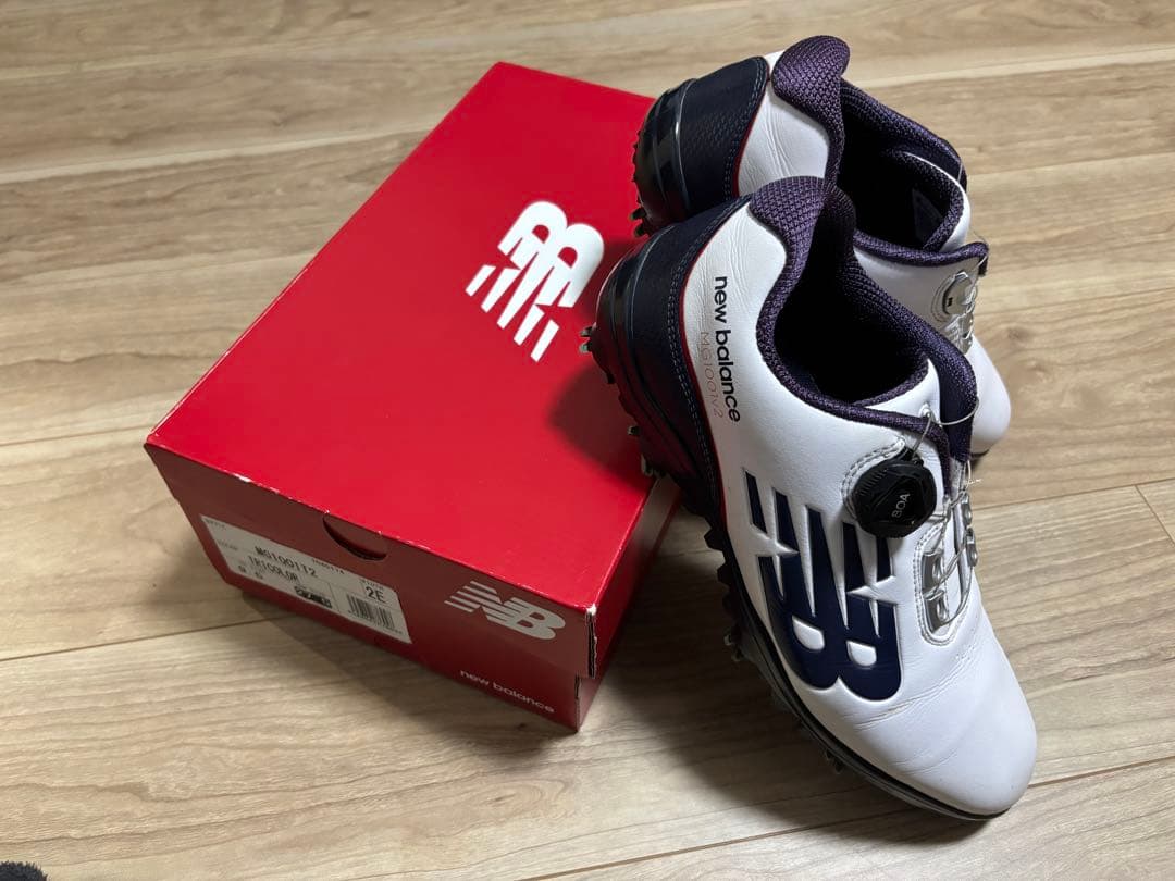 new balance ゴルフシューズ ソフトスパイク BOA - メルカリ