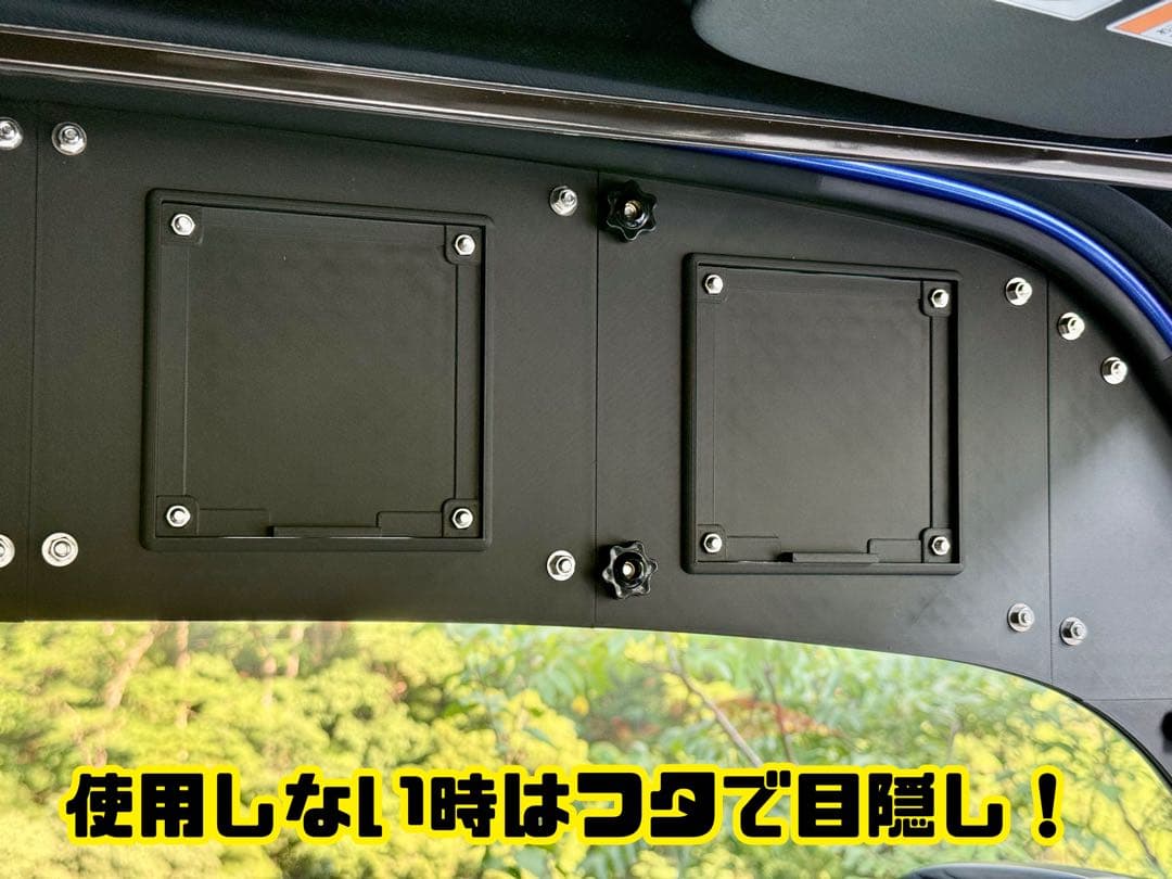 HONDA NVAN専用 換気口キットフルセット ブラック 助手席側 - メルカリ