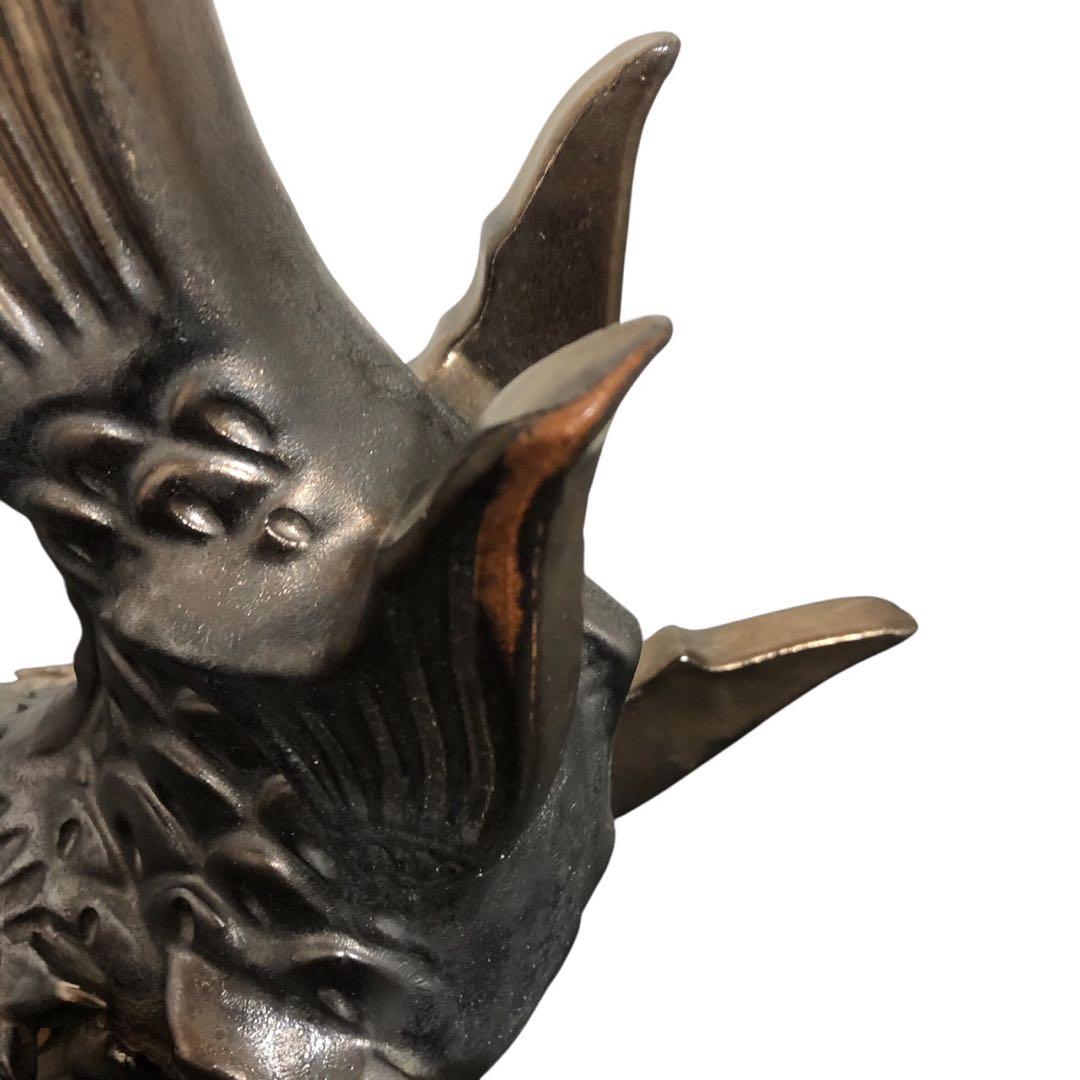 シャチホコ 鯱鉾 龍 置物 魔除 瓦 鬼瓦 古民家 縁起物 厄除け - メルカリ