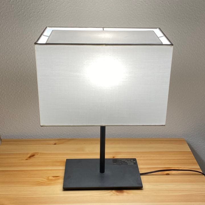 無印良品 スタンドライト スチールスタンド シェード 四角 セット