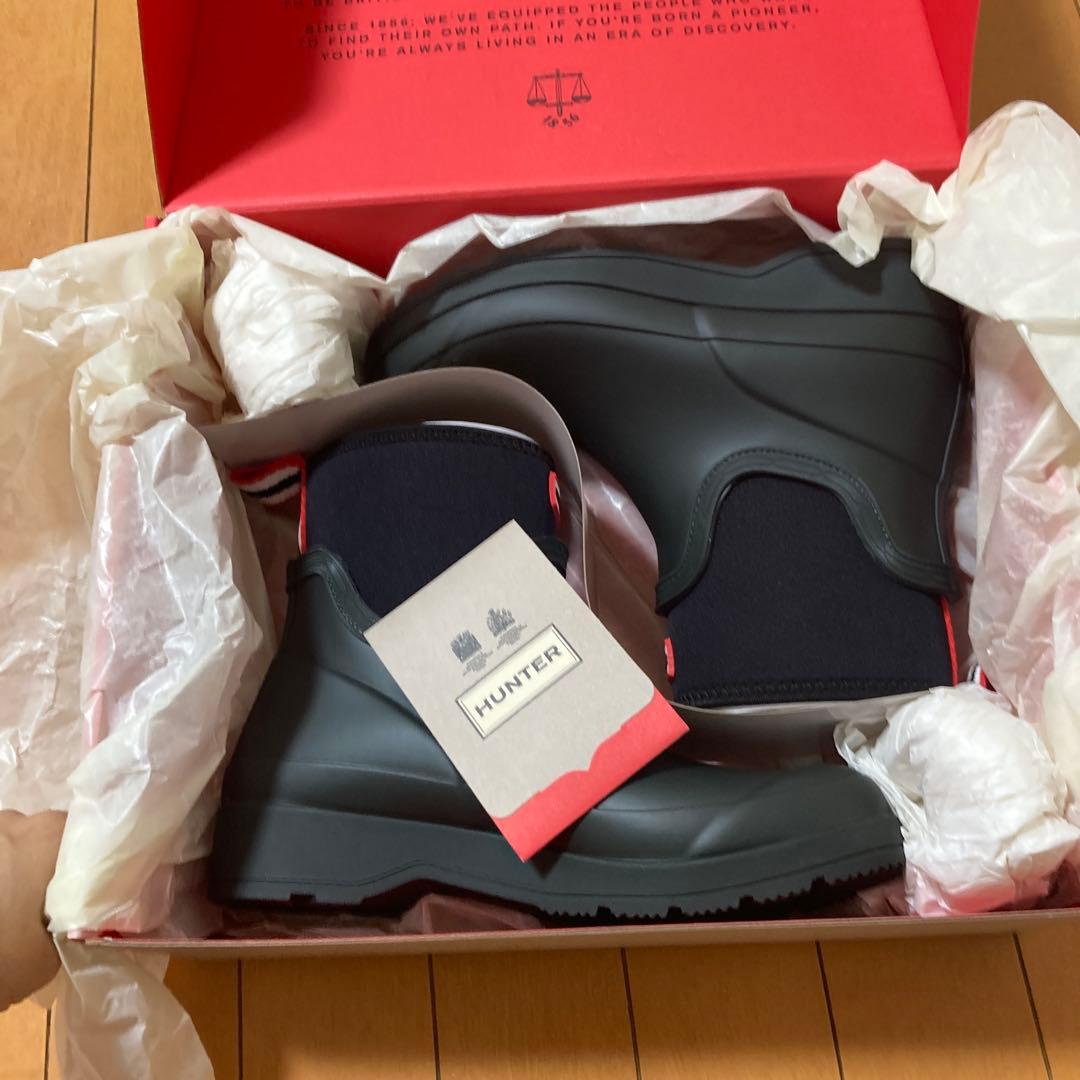 最終値下げ　ハンター　レインブーツ　長靴　未使用　US6 23.0cm