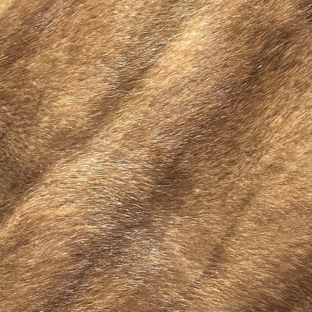 高級】Pastel Mink パステルミンク ファーショール ミンクテール