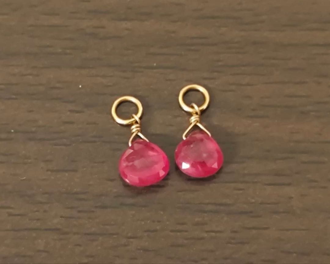 agete アガット k10 ルビー ピアスチャーム K10ルビーピアス | agete/アガット | 三越伊勢丹オンラインストア