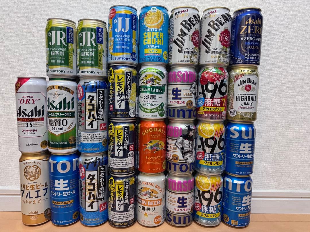 お酒まとめ売り ビール チューハイ 発泡酒 28本セット - メルカリ
