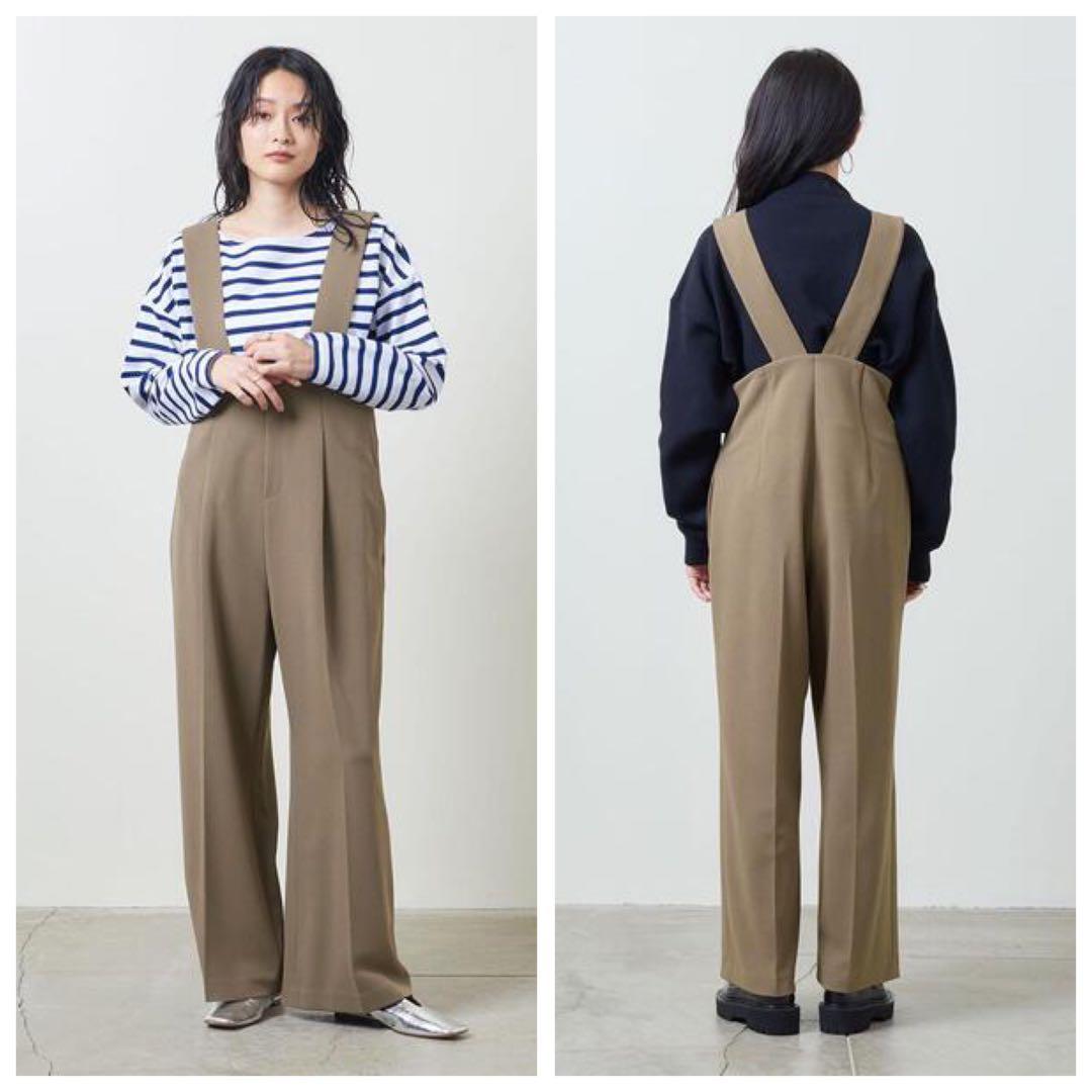 美品 MARW UNITED ARROWS ジャージーサロペットパンツ 38 黒 - メルカリ