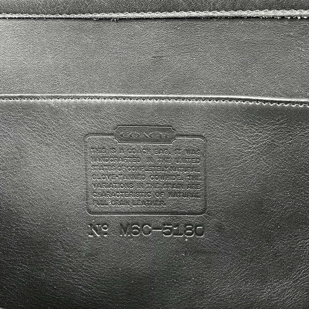 Old Coach Metropolitan Briefcase Black - メルカリ