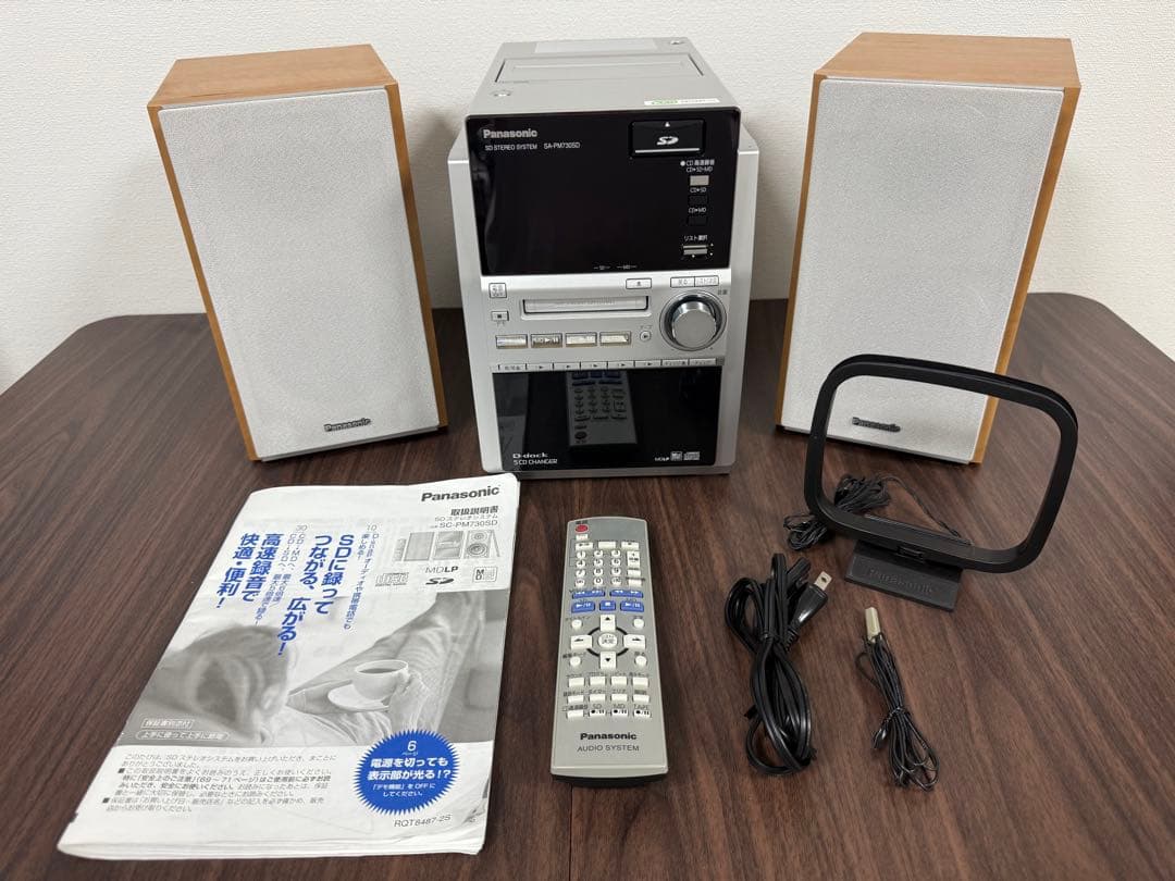 【美品】Panasonic SA-PM730SD 5CD システムコンポ Panasonic SA-PM730SD パナソニック SDステレオシステム｜Yahoo!フリマ