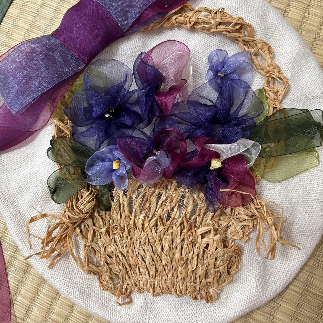 バライロノボウシ　バラ色の帽子　すみれベレー帽　パンジーベレー Barairo no Boushi ベレー帽 レディース 秋冬 ベレー 帽子 バラ色の