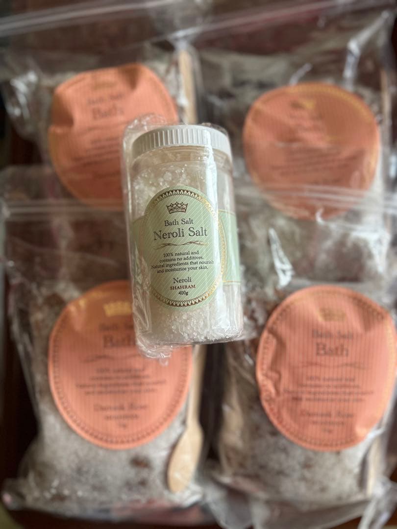 さ*さ様 新品！SHAHRAM シャーロム オーガニック バスソルト 大容量4. ヒマラヤ岩塩バスソルト 520g | 国産オーガニックコスメ≪公式