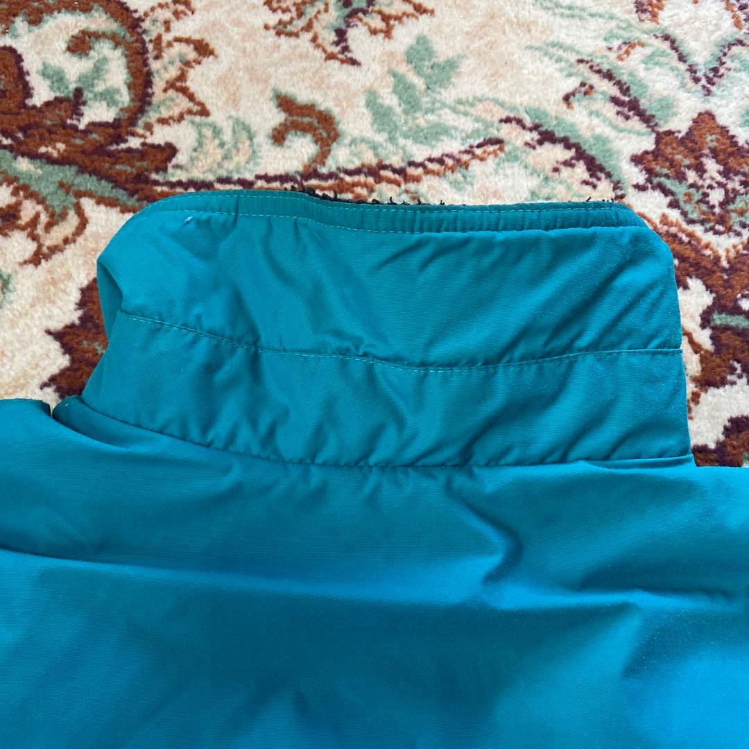 80s USA製 パタゴニア シェルドシンチラ ジャケット ターコイズ 三角