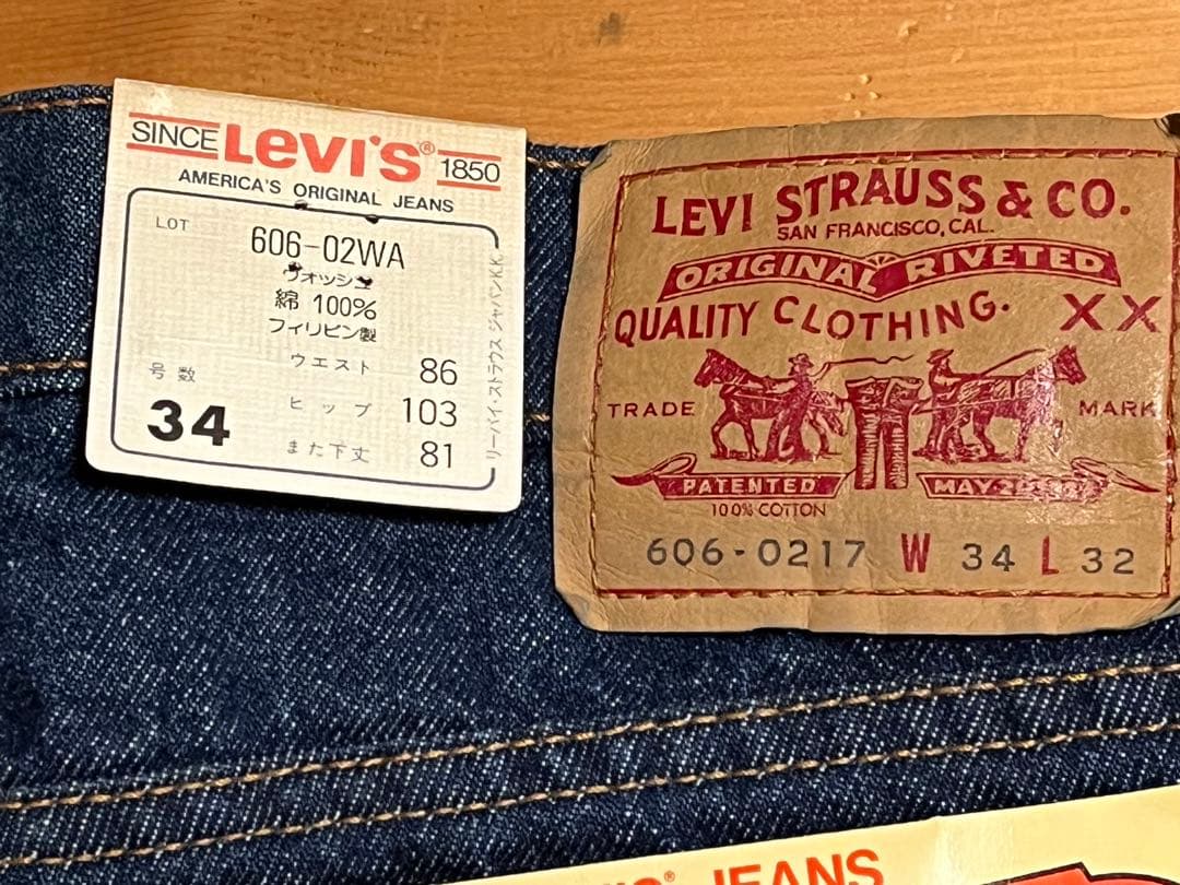 Levi's 606 デッドストック 34✖️32 - メルカリ