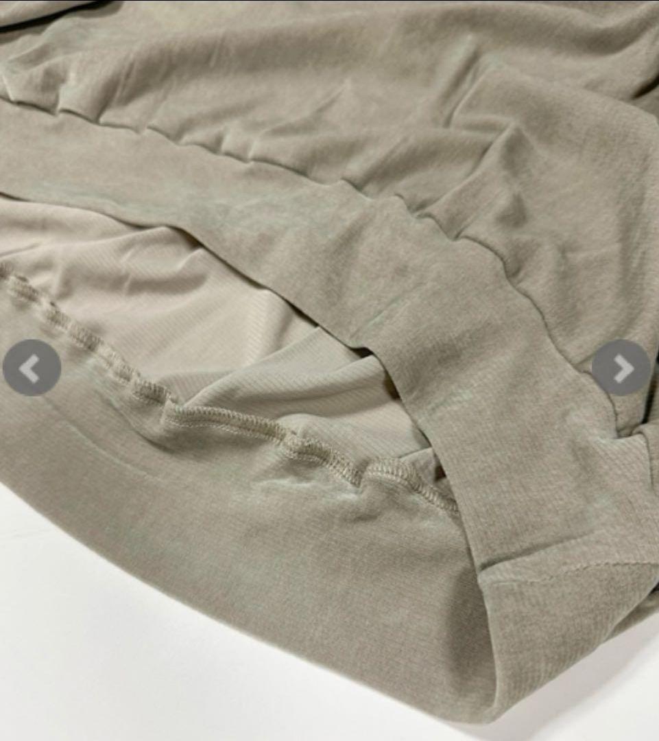 15時削除【YENN イエン】フロッキーチュールプルオーバー ベージュ