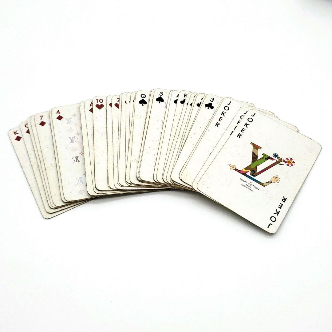 ルイヴィトン トランプ 2セット(未開封品、使用済み品) 白 黒 村上隆