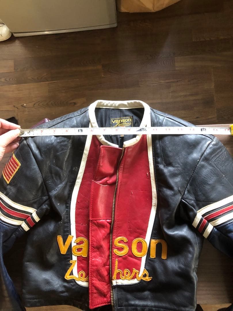 バンソン ライダースジャケット ワンスター38女性にもカッコいい