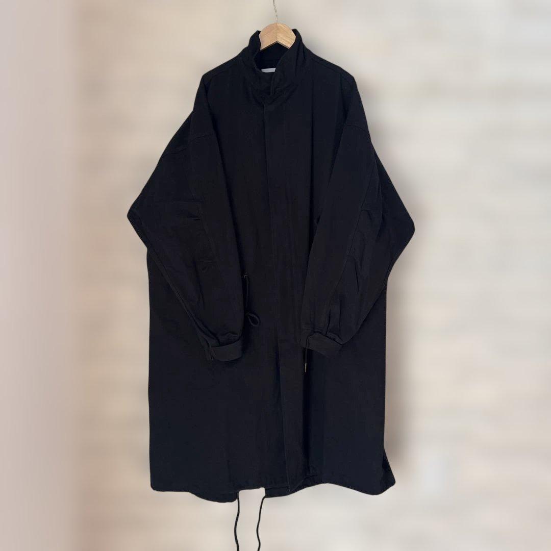 natto ブラック モッズコート loose silhouette military mods coat / black（ルーズシルエット