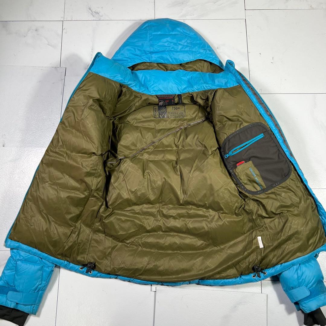 00s mammut 短丈 down puffer jacket y2k 水色 - メルカリ