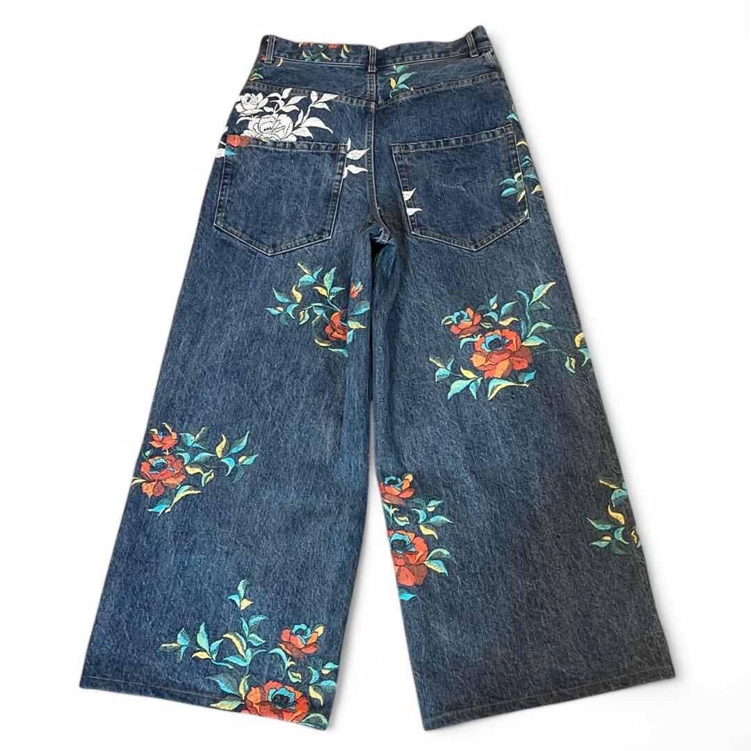 BED J.W. FORD Flower Pattern denim Pants - メルカリ