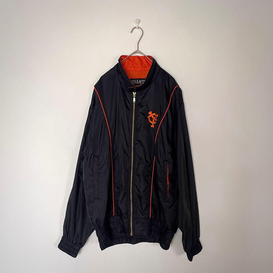 90s デサント 読売ジャイアンツ 巨人軍 ナイロンジャケット L 長嶋茂雄