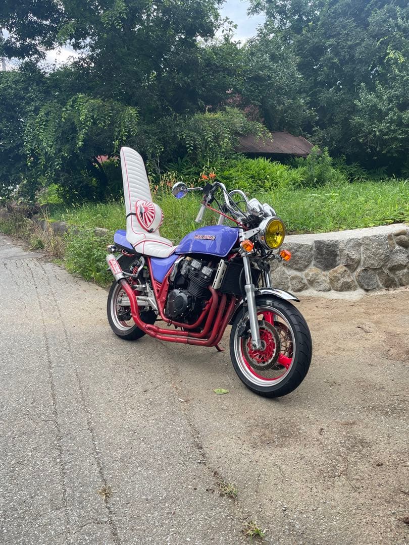 gsx400インパルス 三段シート インパルス400 値下げ⭕️ - メルカリ