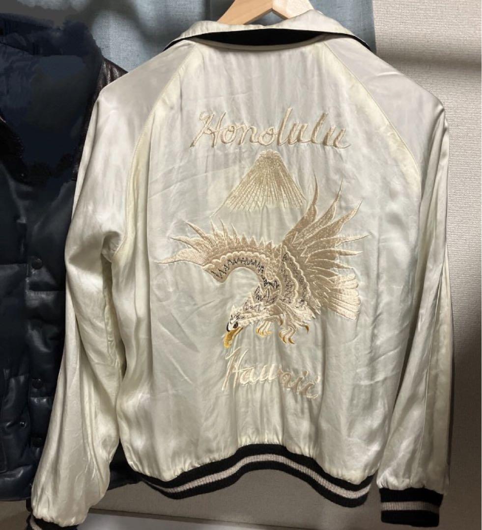 テーラー東洋 スカジャン 港商スペシャル 別珍 髑髏 スカル 大L