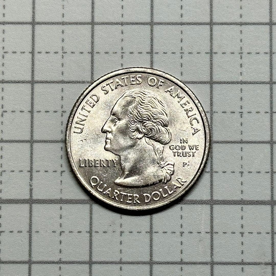 アメリカ 25セント 1788年 2000年 バージニア 古銭 硬貨 貨幣 - メルカリ