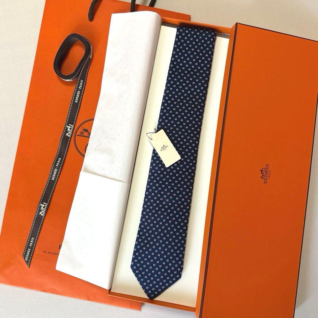 エルメス ネクタイ《Hメドール》新品 未使用