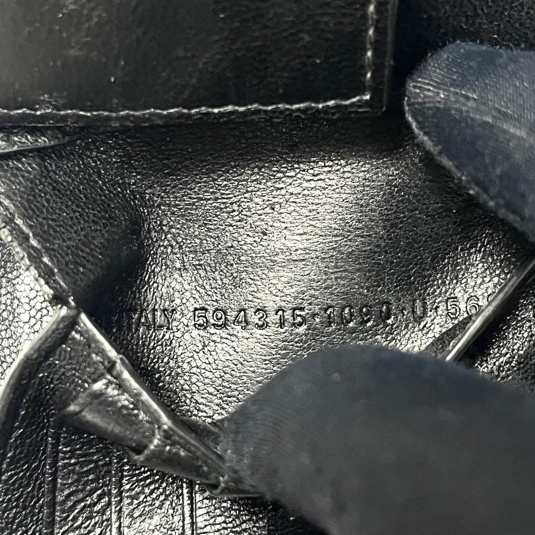 希少✨バレンシアガ 2つ折り財布 プリント レザー エブリデイ