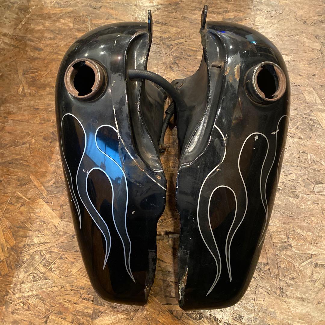 ショベルヘッド 分割タンクセット 楽天市場】T-156 WX 分割タンク 1936-84年 ビッグツイン ハーレー