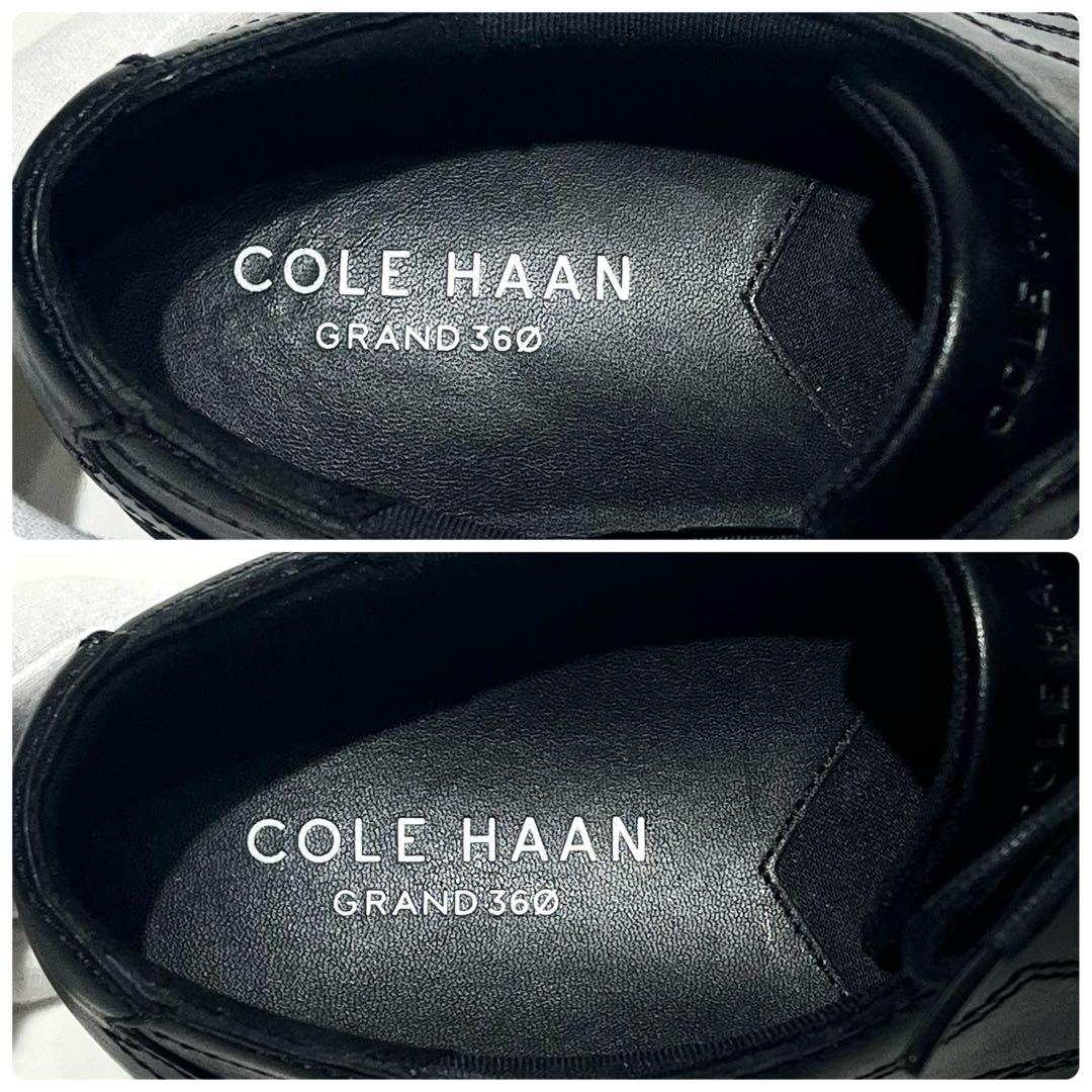 極美品☆コールハーン／フレックスグランド360 ウィングチップ 25.5cm 黒