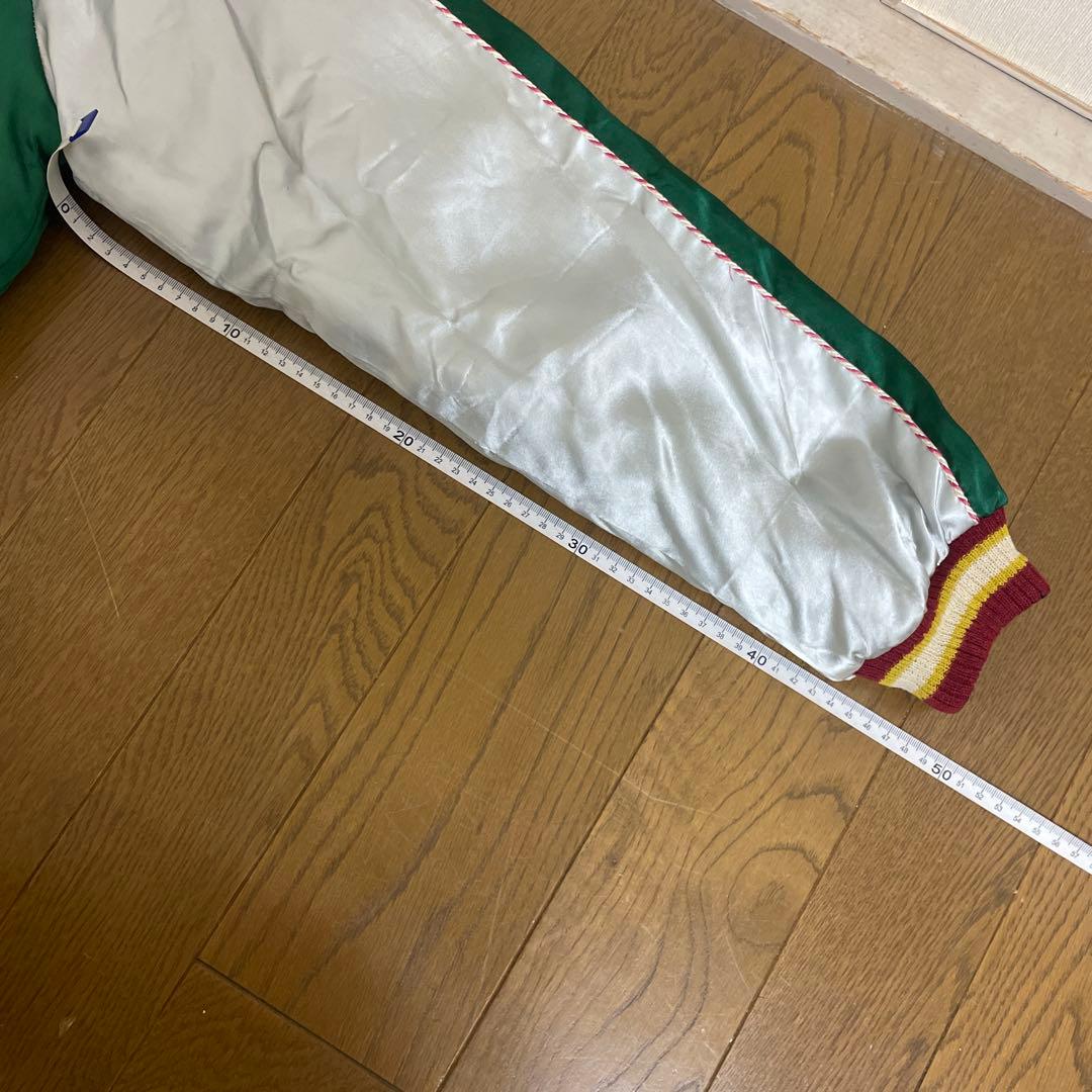 50′s スカジャン 中綿あり 鷹 ジャパンマップ 38度線 M デッドストック