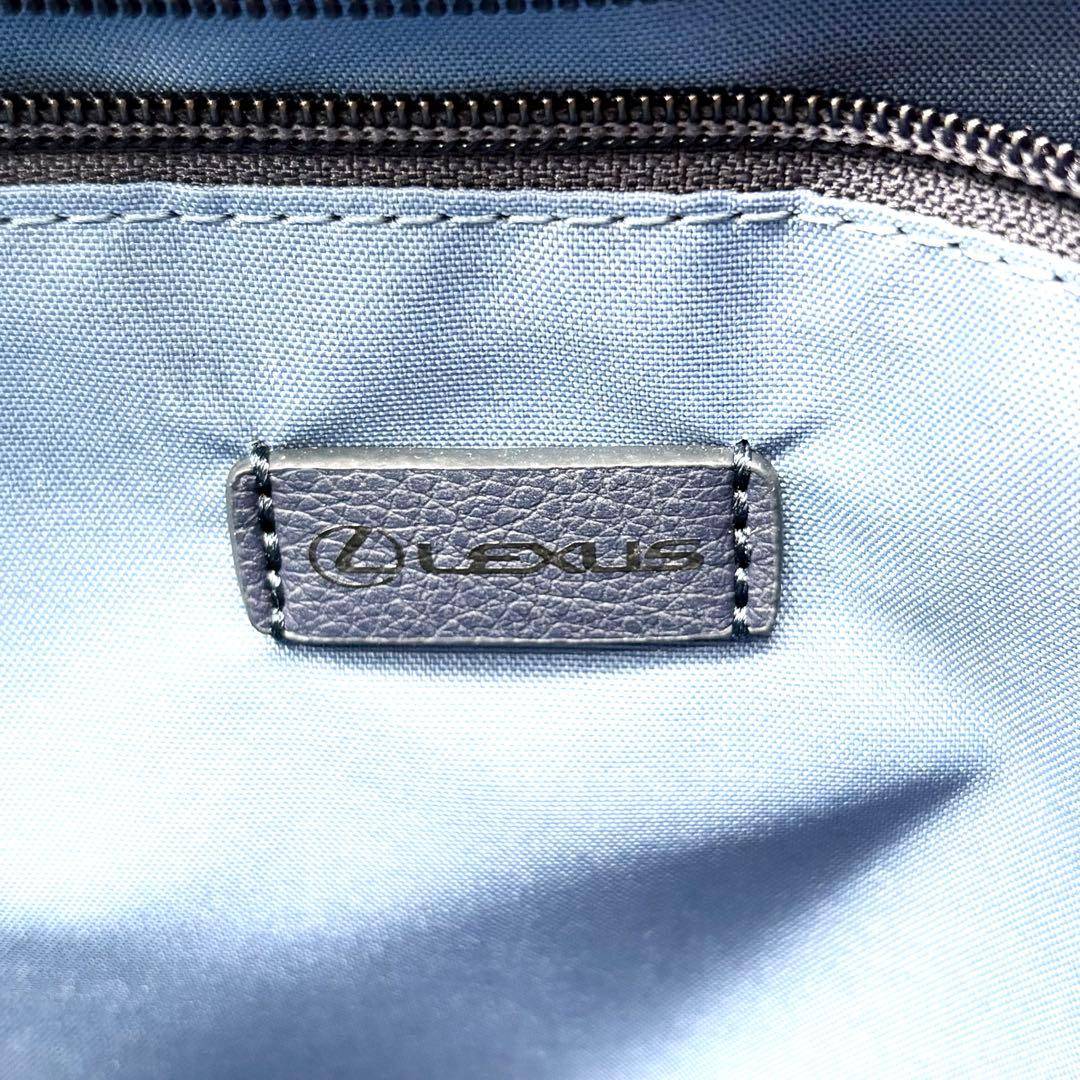 未使用級】レクサス トートバッグ ヴィーガンレザー 肩掛け A4可