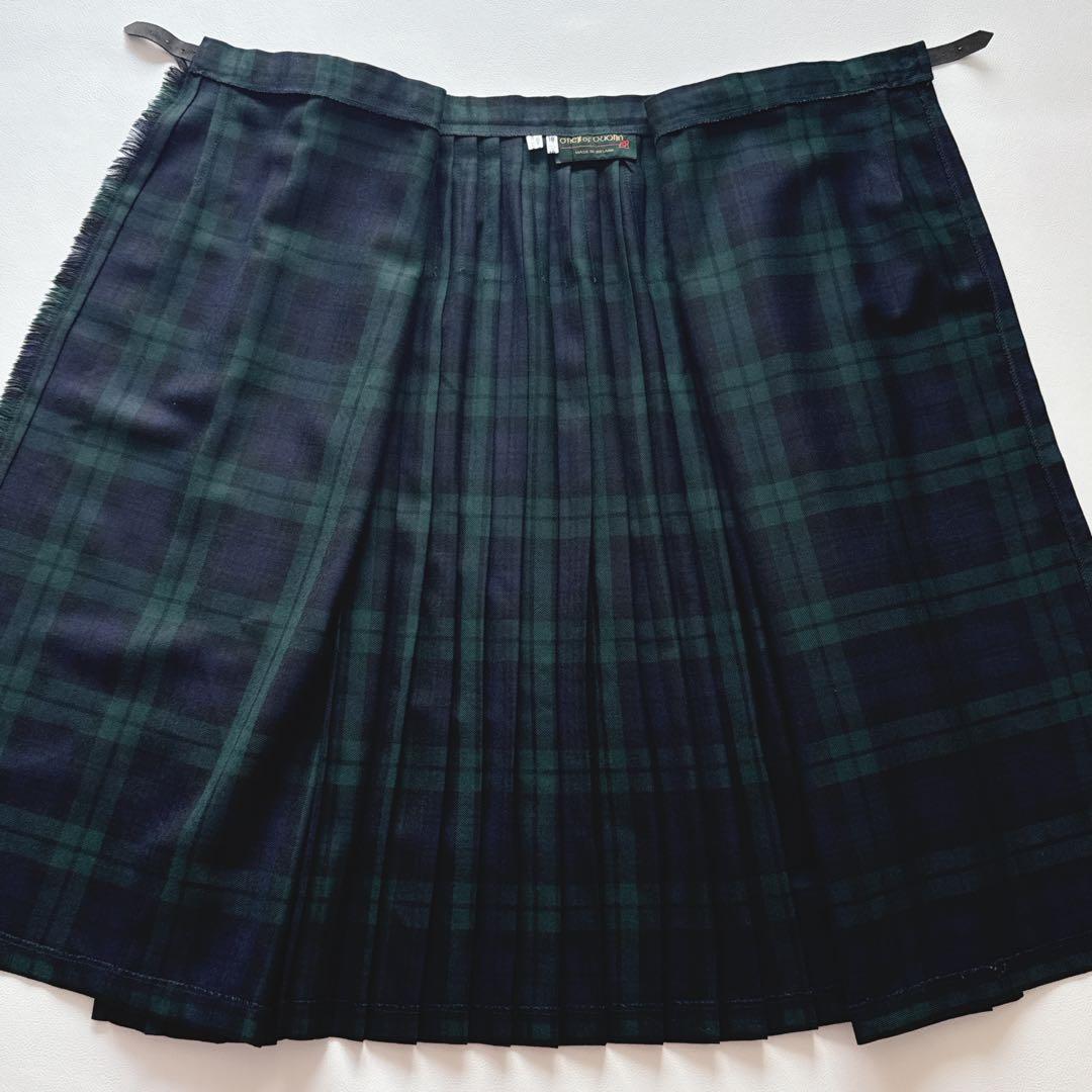 オニールオブダブリン プリーツ タータンチェック スカート ラップ