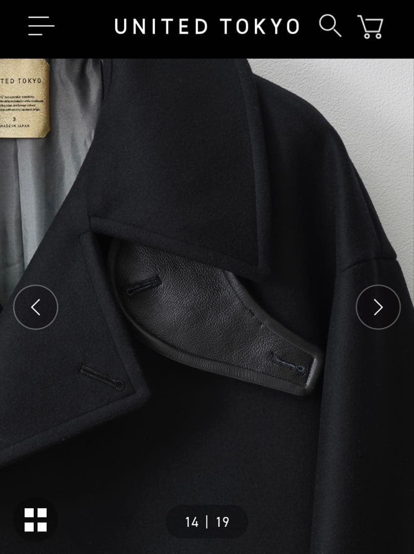 UNITED TOKYO ×EX Super180s メルトンコート 10周年 - メルカリ