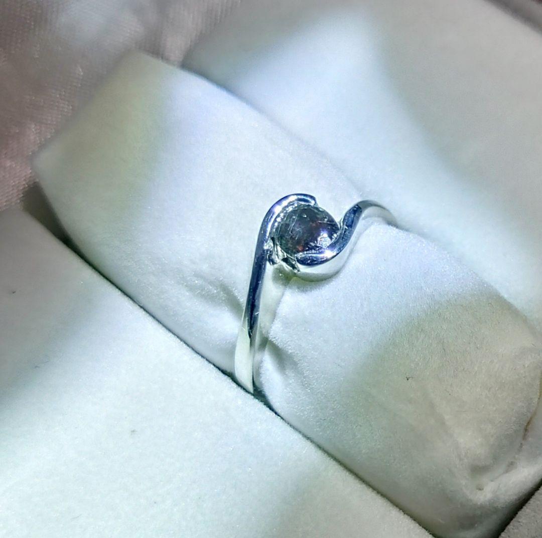 一点物 ロシア産 天然アレキサンドライト 0.69ct Pt900 鍛造製法