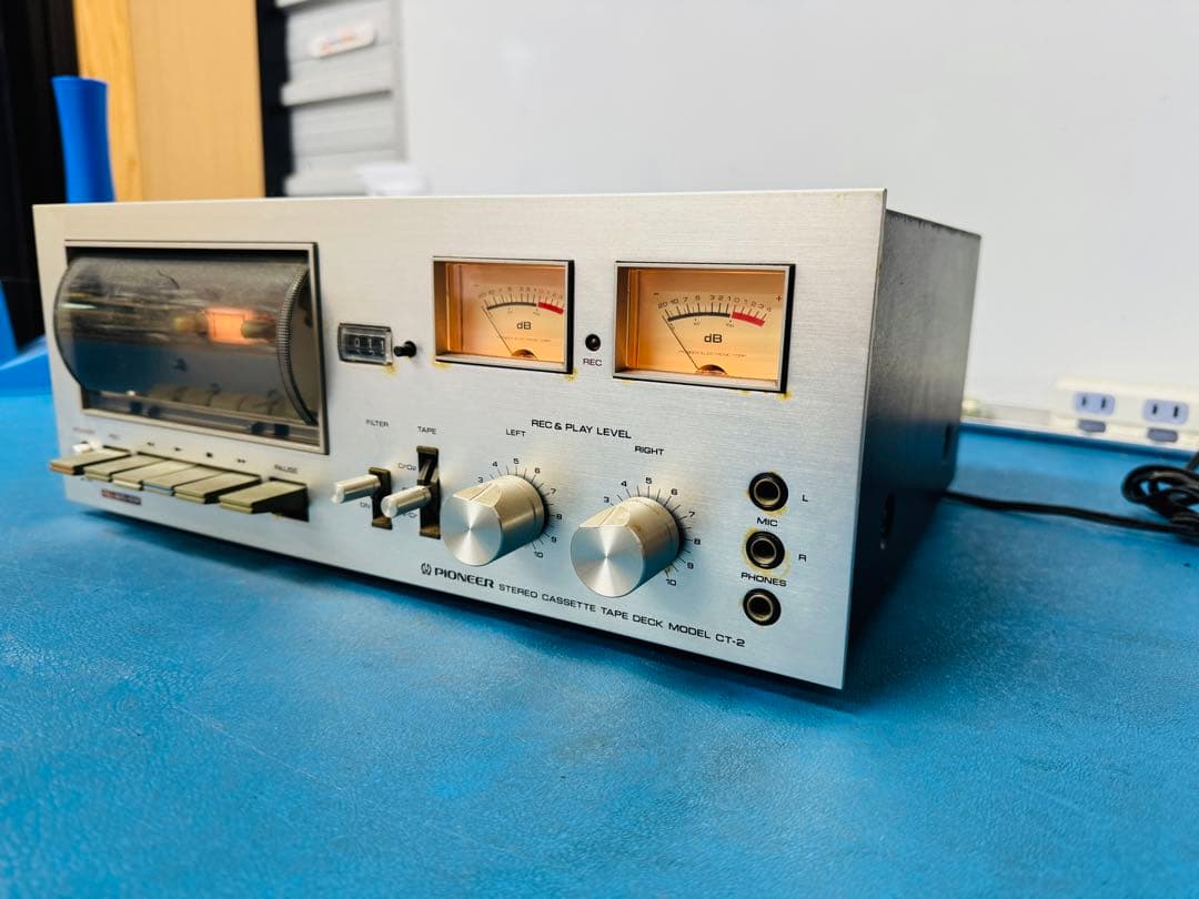 希少品！昭和レトロ！☆pioneerパイオニア☆ステレオカセットデッキ CT