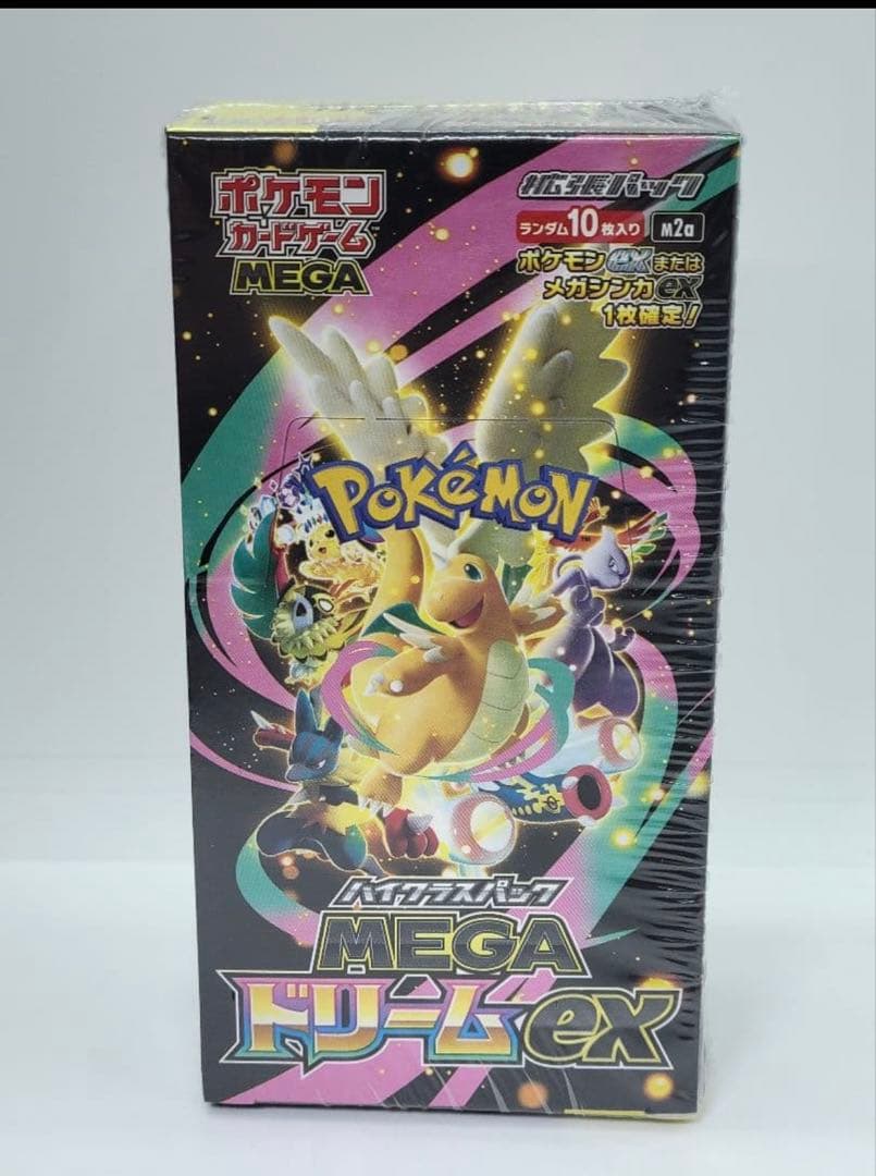ポケカ MEGAドリームex シュリンク付き 未開封 512d2191f46f2bdc8a02c576a93493