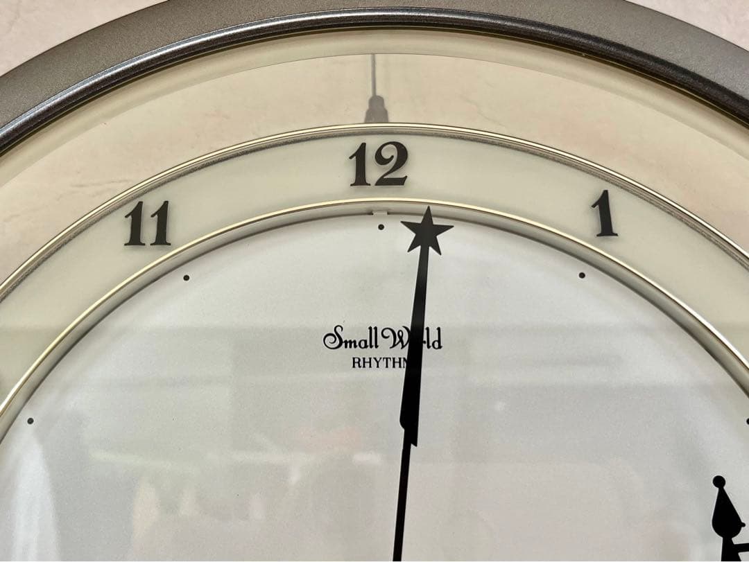 平成5年からくり時計 長針と短針が踊る 4MH689 リズム スモール