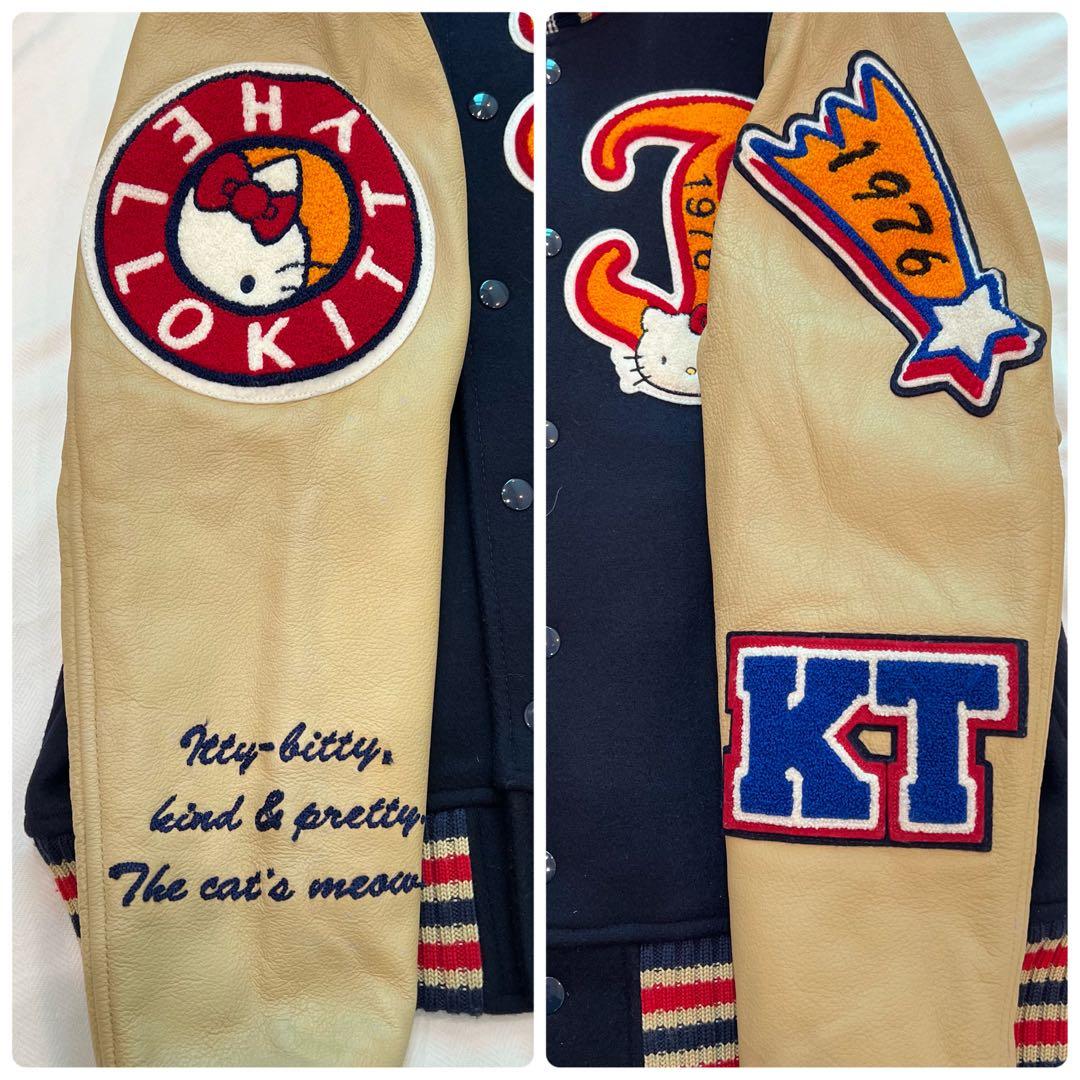 サンリオ ハローキティ 30周年記念スタジャン ワッペン スタジアム