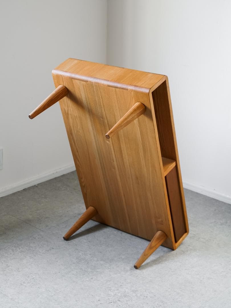 廃盤 ACTUS \"Symphony\" ローテーブル 無垢材 北欧モダン