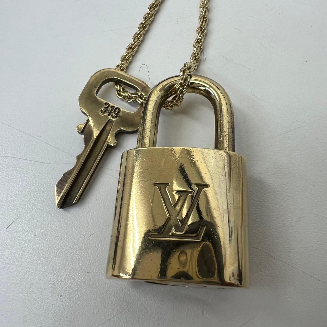 値下げ】ルイヴィトン カデナ パドロック 南京錠 鍵 ネックレス319 【2