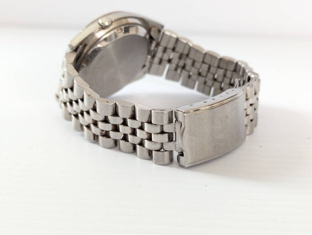 533 完動品 SEIKO5 7s26-3110 デイデイト シルバー AT - メルカリ