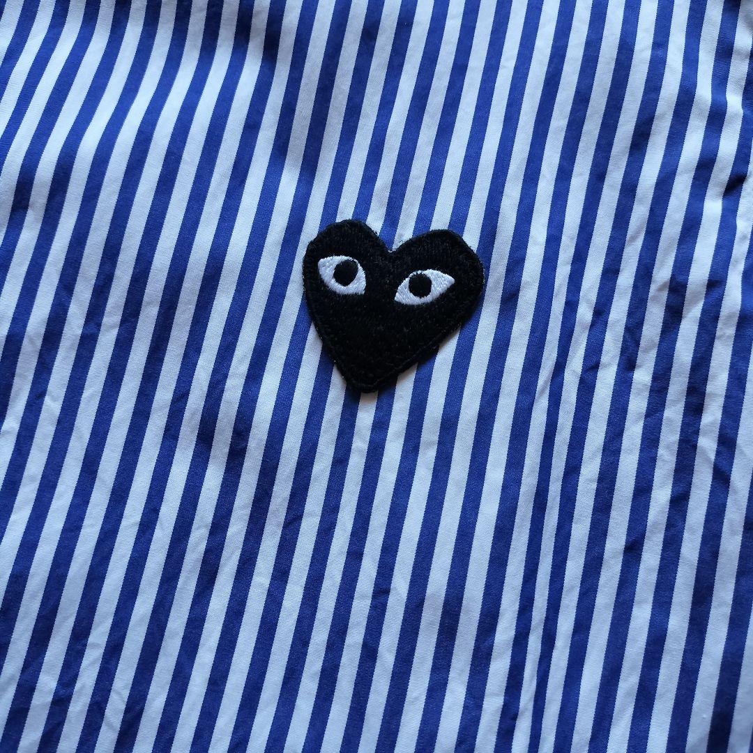 試着のみプレイコムデギャルソン青山限定 ストライプシャツL play