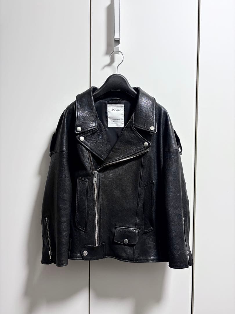 アパルトモンLisiereリジエール ライダースジャケット 34 ブラック