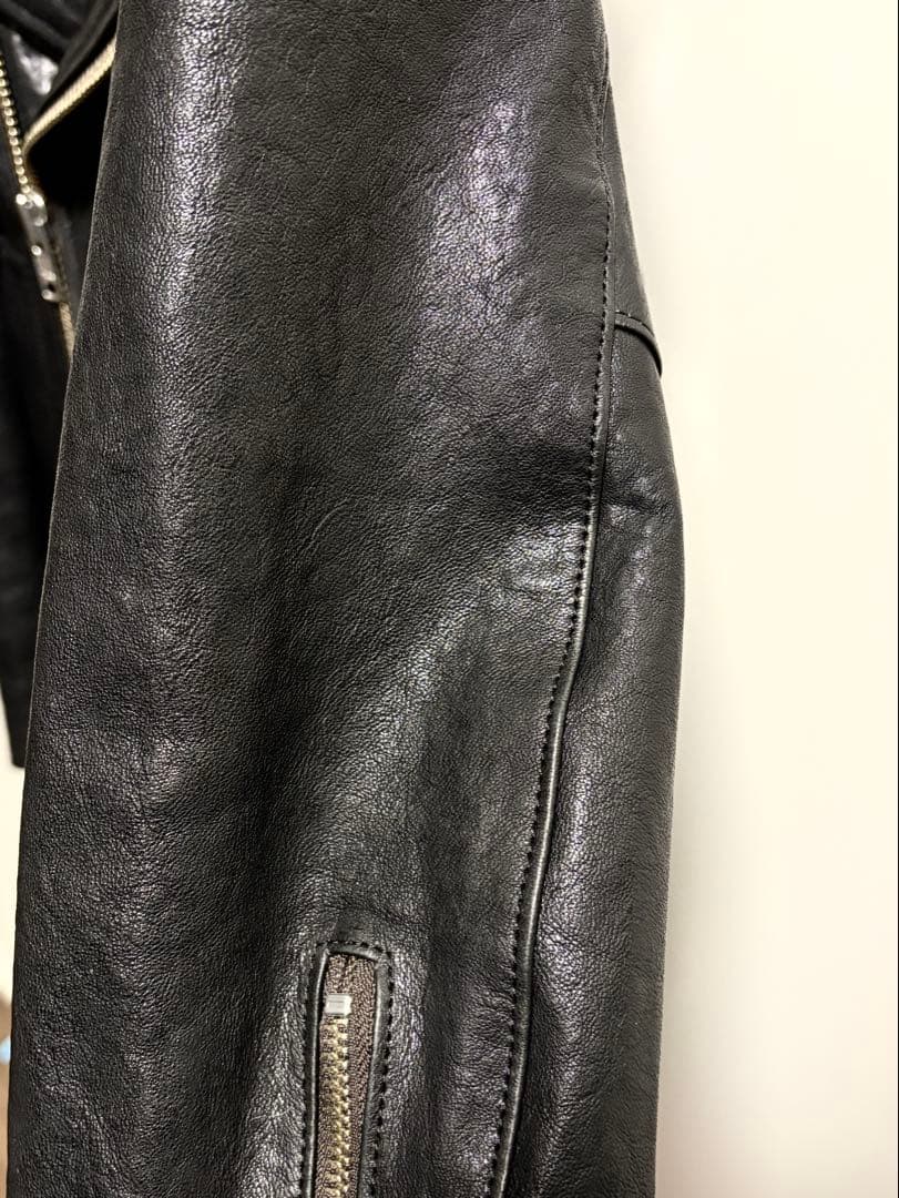 アパルトモンLisiereリジエール ライダースジャケット 34 ブラック